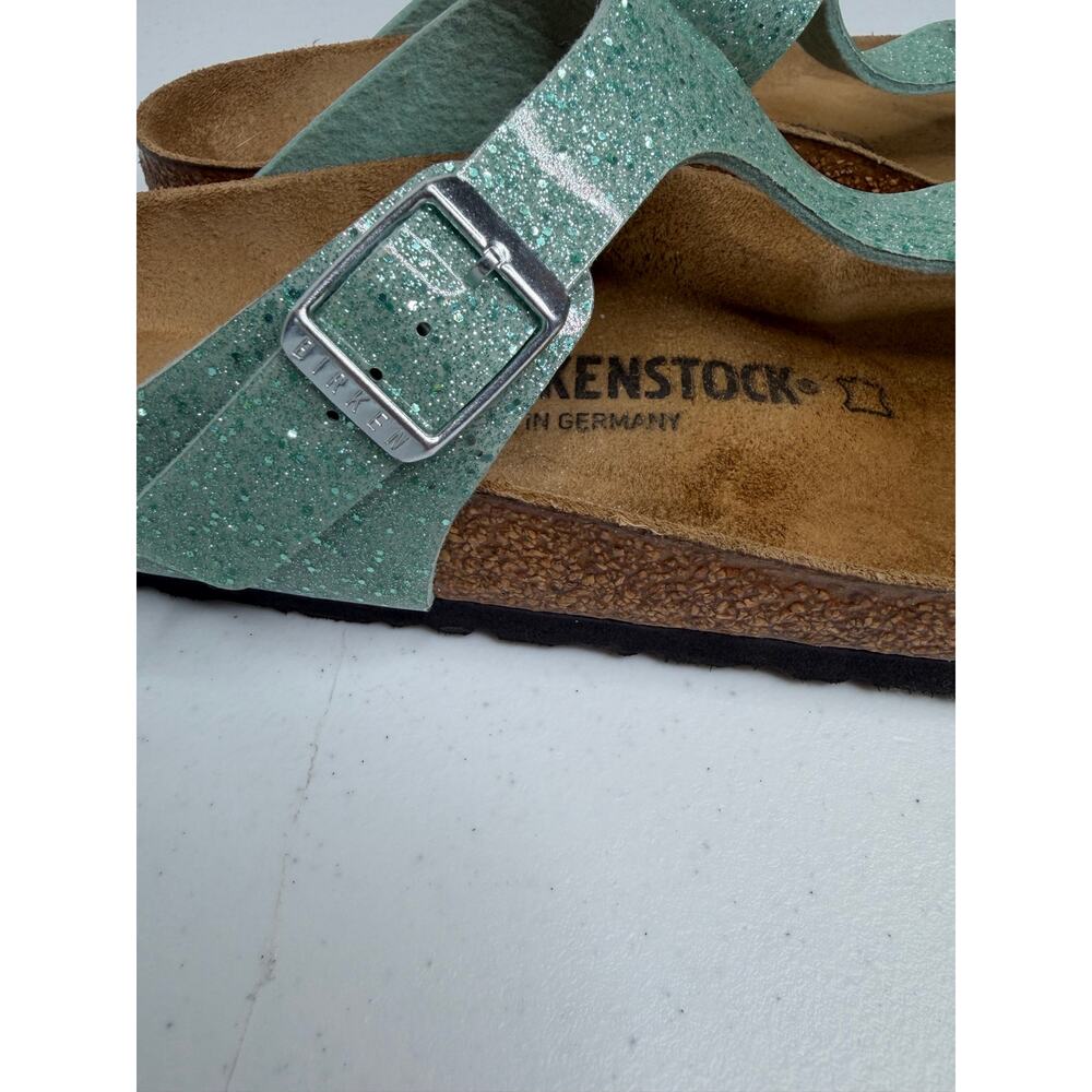 Birkenstock Gizeh Sandals EU 39 Cosmic Sparkle Mineral Beach Coastal Resort - Picture 10 of 11